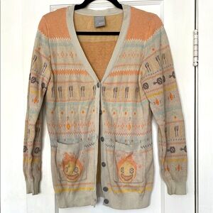 Howl’s Moving Castle Calcifer Cardigan